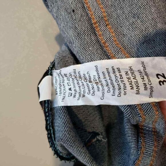 Lularoe Jeans Skinny Womens Size 32 Blue High Rise Stretch Denim 5-Pocket - Picture 7 of 8